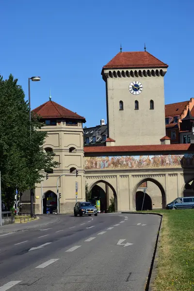 Vue de la porte ISARTOR à Munich, Allemagne — Photo