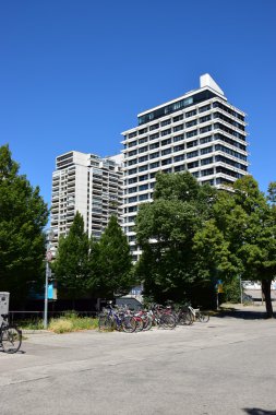Münih, Almanya olimpik alanda görüntülemek
