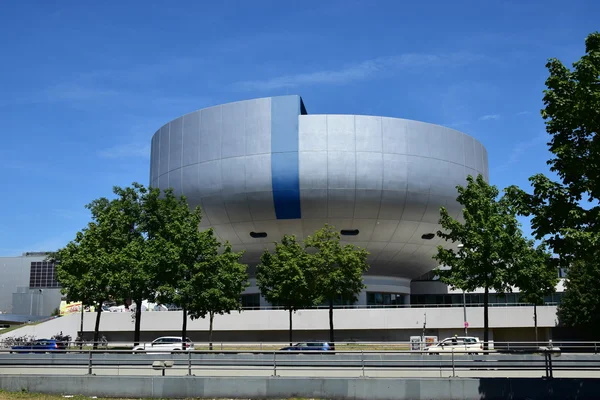 Blick auf das Olympiarevier in München — Stockfoto