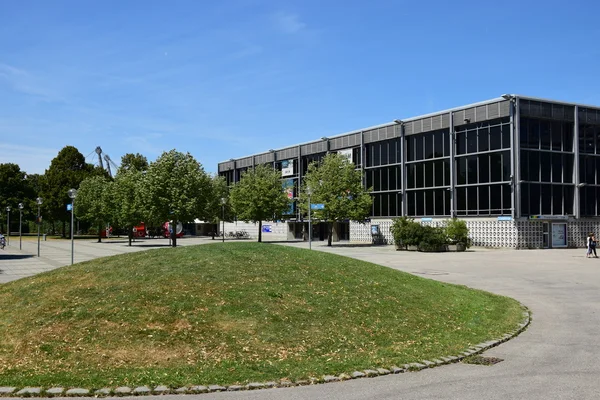 Vista en la zona olímpica de Munich, Alemania — Foto de Stock