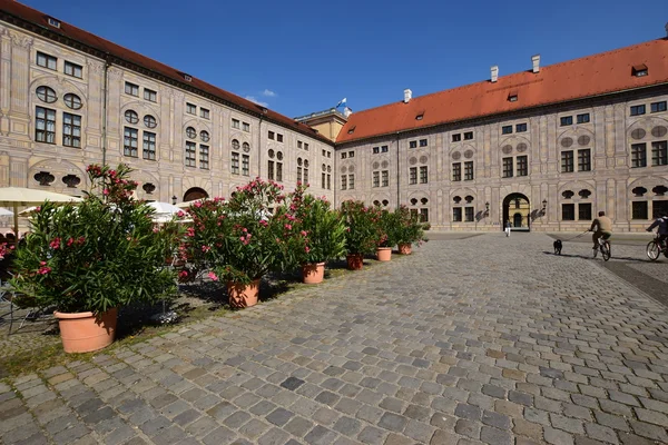 Pátio interno do palácio RESIDENZ em Munique, Alemanha — Fotografia de Stock