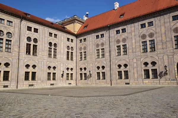 Belső udvarán a Residenz palota, München, Németország — Stock Fotó