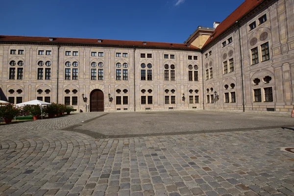 Belső udvarán a Residenz palota, München, Németország — Stock Fotó