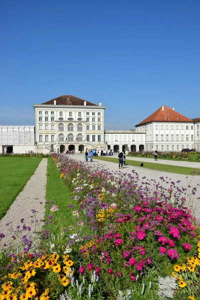 Nymphenburg Paleis in München, Beieren, Duitsland — Stockfoto