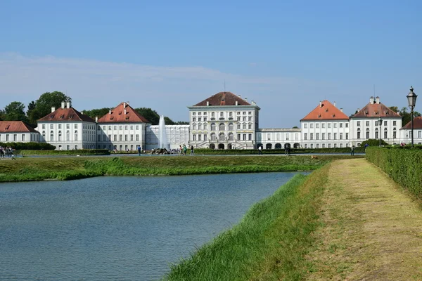 NYMPHENBURG palácio em Munique, Baviera, Alemanha — Fotografia de Stock