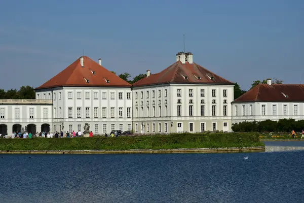 Nymphenburg Paleis in München, Beieren, Duitsland — Stockfoto