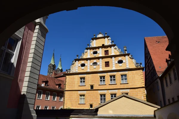 Edifício histórico em Bamberg, Alemanha — Fotografia de Stock