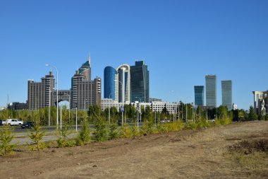 Astana, Kazakistan'ın görünümü