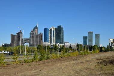 Astana, Kazakistan'ın görünümü