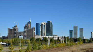 Astana, Kazakistan'ın görünümü