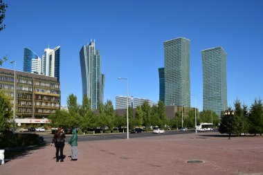 Astana, Kazakistan'ın görünümü