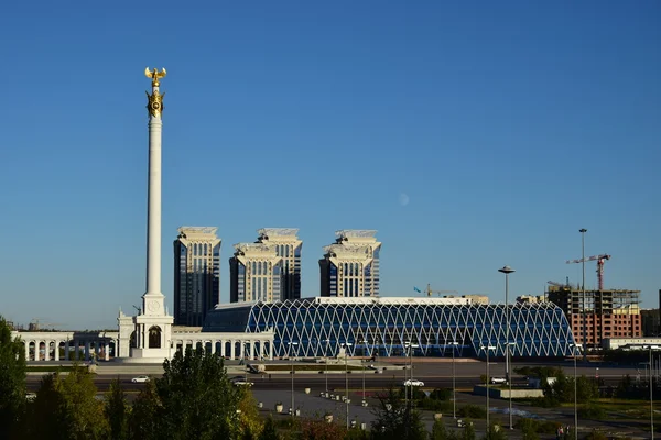Plein van de onafhankelijkheid in Astana, Kazakhstan — Stockfoto