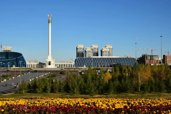 Függetlenség tér, Astana, Kazahsztán — Stock Fotó