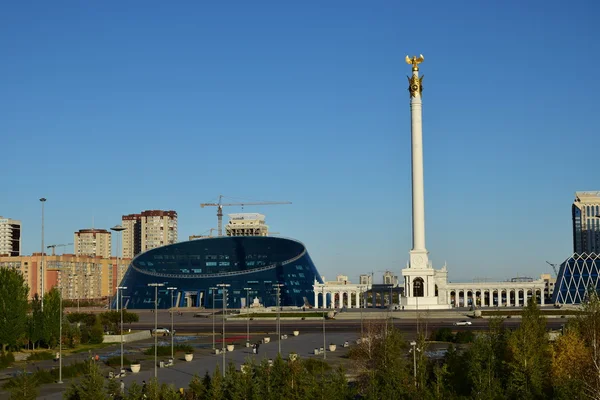 Plaza de la Independencia en Astana, Kazajstán — Foto de Stock