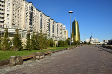 Astana, Kazakistan'ın görünümü