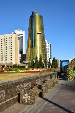Astana, Kazakistan'ın görünümü