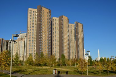 Astana, Kazakistan'ın görünümü