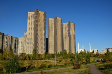 Astana, Kazakistan'ın görünümü