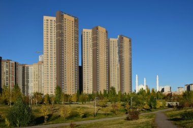Astana, Kazakistan'ın görünümü