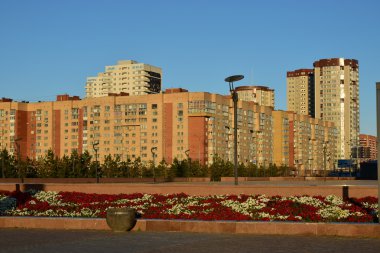 Astana, Kazakistan'ın görünümü