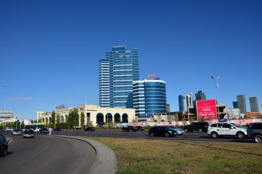 Astana, Kazakistan'ın görünümü