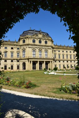 Bishop'ın ikamet Wurzburg, Bavyera, Almanya 