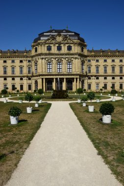 Bishop'ın ikamet Wurzburg, Bavyera, Almanya 