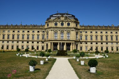 Bishop'ın ikamet Wurzburg, Bavyera, Almanya 