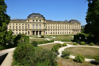 Bishop'ın ikamet Wurzburg, Bavyera, Almanya 
