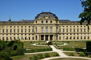 Bishop'ın ikamet Wurzburg, Bavyera, Almanya 