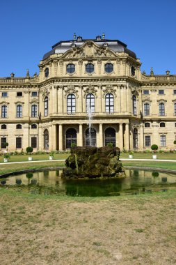 Bishop'ın ikamet Wurzburg, Bavyera, Almanya 