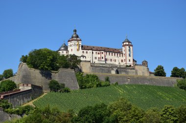 Festung Marienberg kalenin Würzburg, Almanya