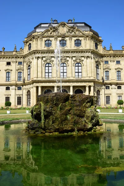 Residencia episcopal en Wurzburg, Baviera, Alemania — Foto de Stock