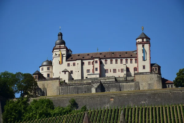 El castillo FESTUNG MARIENBERG en Wurzburg, Alemania —  Fotos de Stock