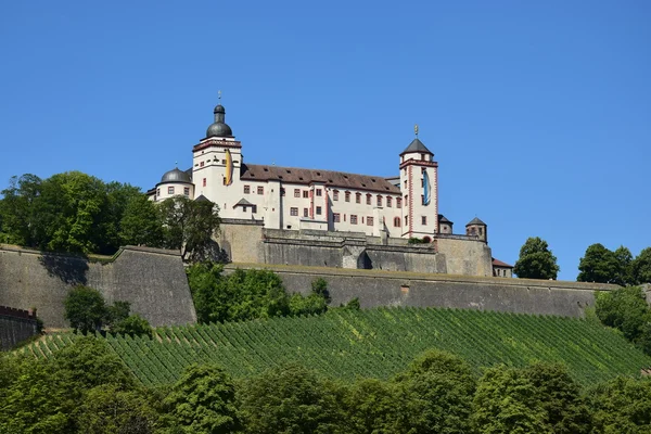 Le château FESTUNG MARIENBERG à Wurzburg, Allemagne — Photo