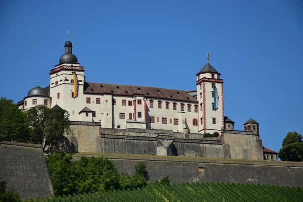 El castillo FESTUNG MARIENBERG en Wurzburg, Alemania —  Fotos de Stock