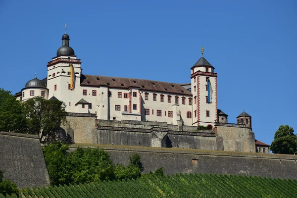 El castillo FESTUNG MARIENBERG en Wurzburg, Alemania —  Fotos de Stock
