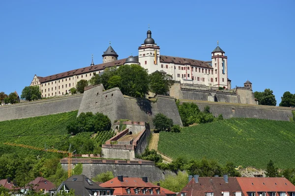 Le château FESTUNG MARIENBERG à Wurzburg, Allemagne — Photo