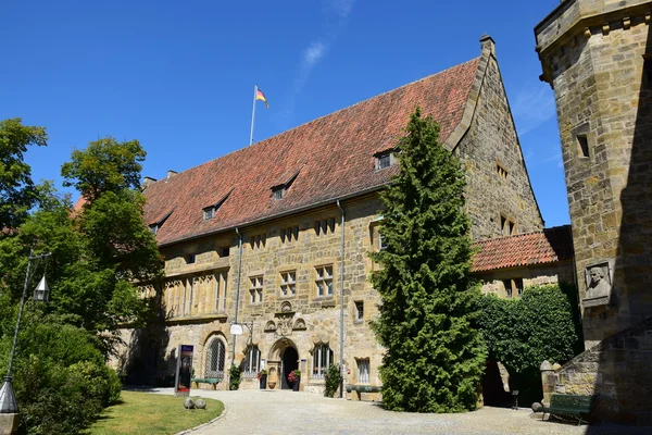 Kijk op de Veste Coburg Kasteel in Coburg, Duitsland — Stockfoto