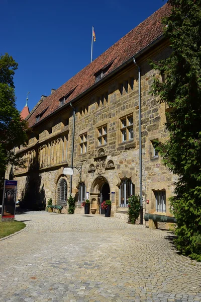 Kijk op de Veste Coburg Kasteel in Coburg, Duitsland — Stockfoto