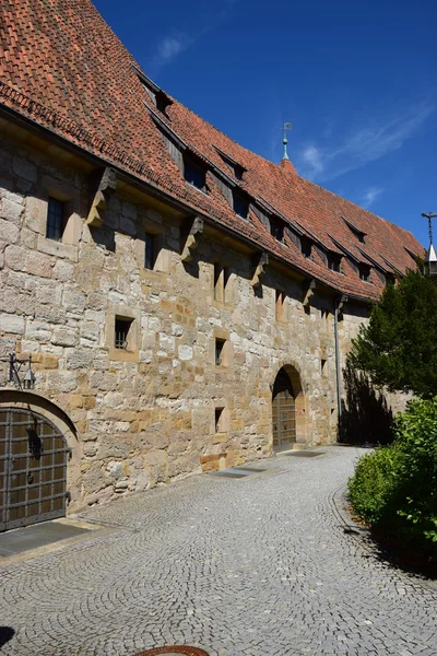 Widok na zamek Veste Coburg w Coburg, Niemcy — Zdjęcie stockowe