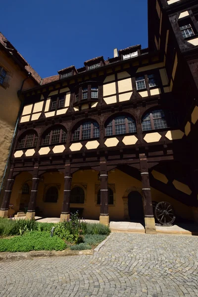 Kijk op de Veste Coburg Kasteel in Coburg, Duitsland — Stockfoto