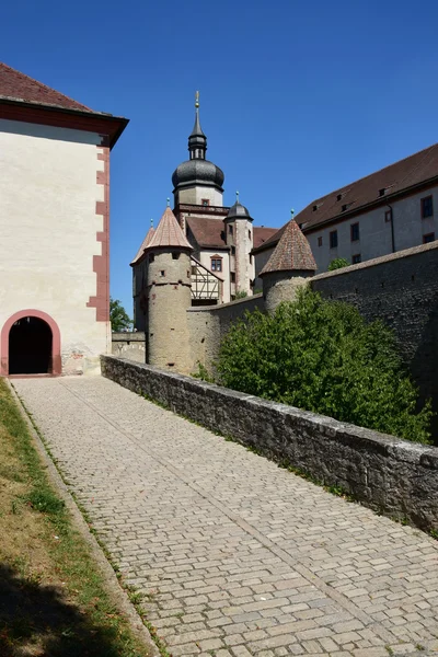 Деталь замка Мариенберг в Вюрцбурге, Бавария, Германия — стоковое фото