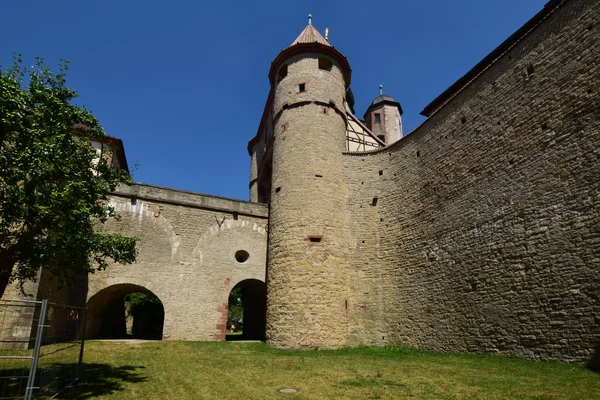 Detalj över slottet Marienberg i Würzburg, Tyskland — Stockfoto
