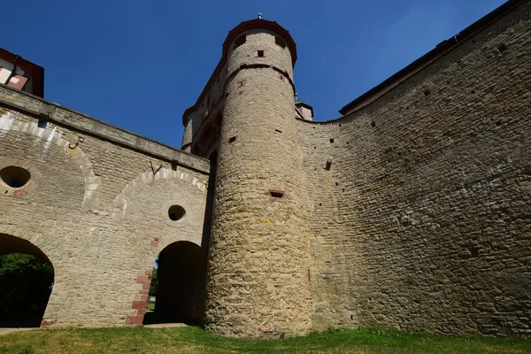 Detalhe do castelo MARIENBERG em Wurzburg, Baviera, Alemanha — Fotografia de Stock