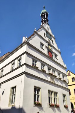 Rothenburg, Almanya'da cadde görünümü
