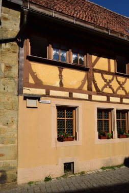 Rothenburg, Almanya'da cadde görünümü