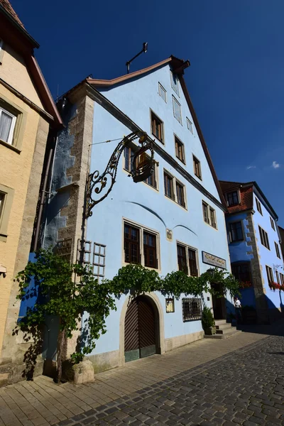 Zobrazení ulic v Rothenburgu, Německo — Stock fotografie