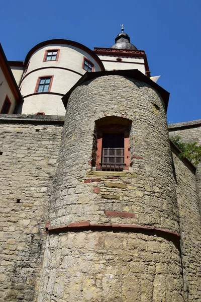 Ayrıntı Marienberg kale Wurzburg, Bavyera, Almanya — Stok fotoğraf