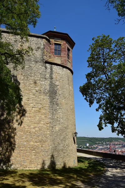 Detail of the MARIENBERG castle in Wurzburg, Bavaria, Germany — Stock Photo, Image